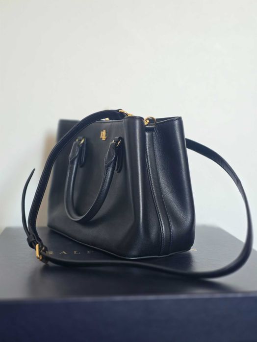 Geantă Lauren Ralph Lauren Marcy 26 – piele naturală – cutie originala + dust bag