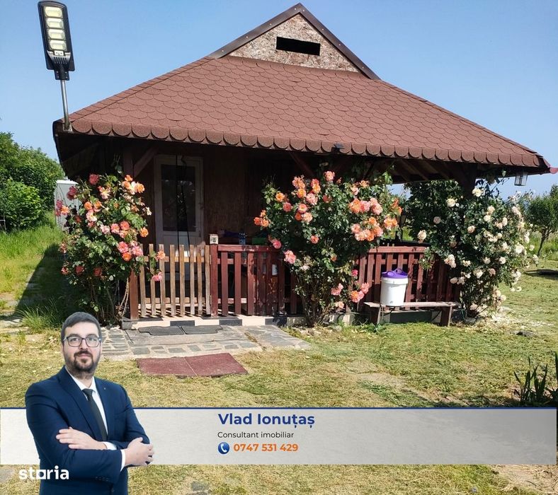 Casuta de vacanta Hideaga | teren 30 ari | liniste | acces facil