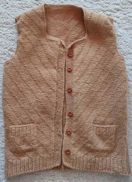 Vestă lână naturală