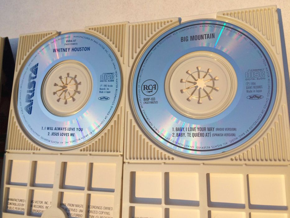 CD Muzica Whitney Houston, George Michael, B Mountain compact disc 8cm