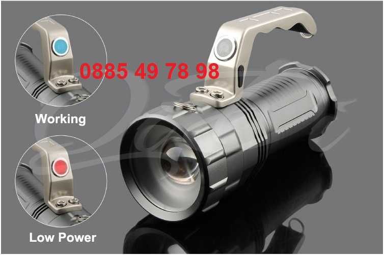 МОЩЕН XM-L T6 CREE ЛЕД ПРОЖЕКТОР с ЛУПА Водоустойчив LED Фенер за Охра