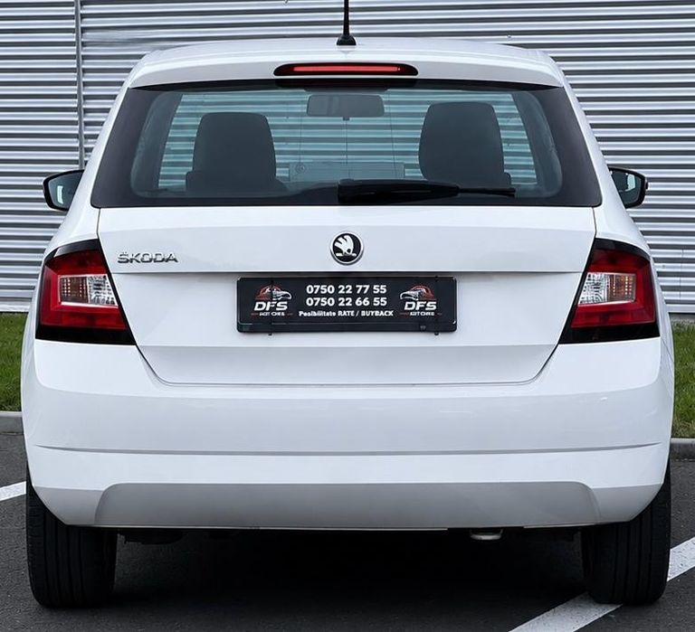 Vand Skoda Fabia diesel 1.4TDI 2017 inmatriculata RO LED Facelift TVA inclus deductibil rate leasing finantare impecabila urgent consum foarte bun