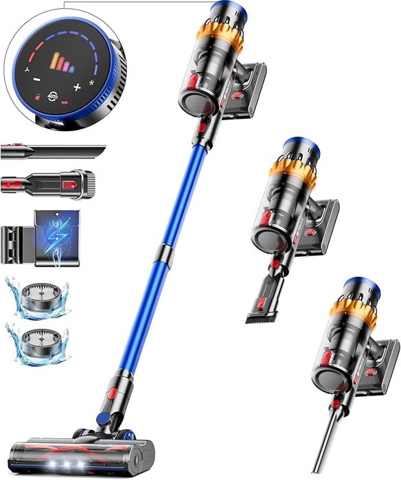 Ликвидация !!!Безжична прахосмукачка MIBODE 45000 Pa/550 W/70 min