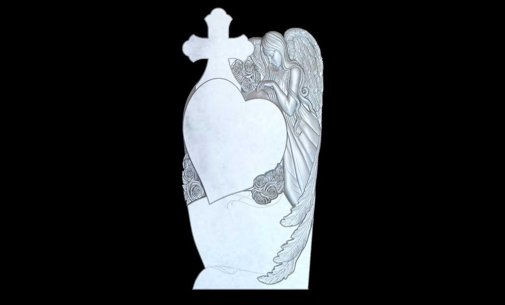 Modele noi 3D (STL), monumente funerare ,  progarme G-code pentru CNC