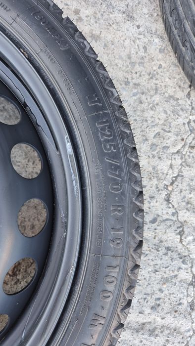 Резервна гума /ПАТЕРИЦА/ 5x112 VW SEAT SKODA AUDI A4 B8 A5 R19 5/112 8