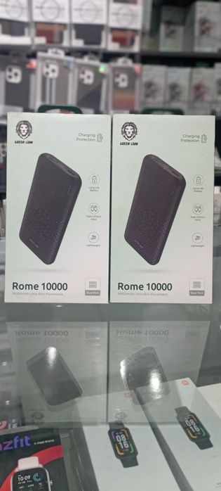 Power bank green lion