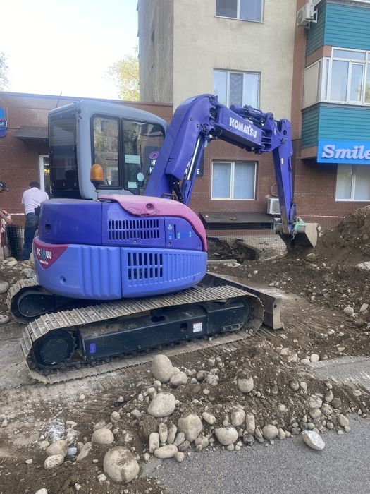 Услуги мини экскаватова, гидромолот, ямобур