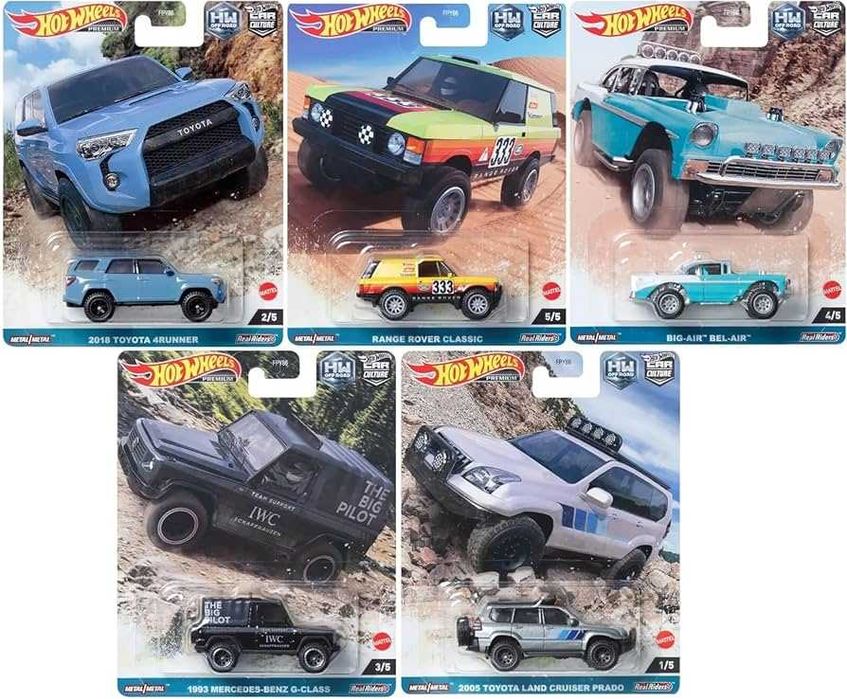 Hot Wheels Premium Car Culture Off Road (сет от 5)