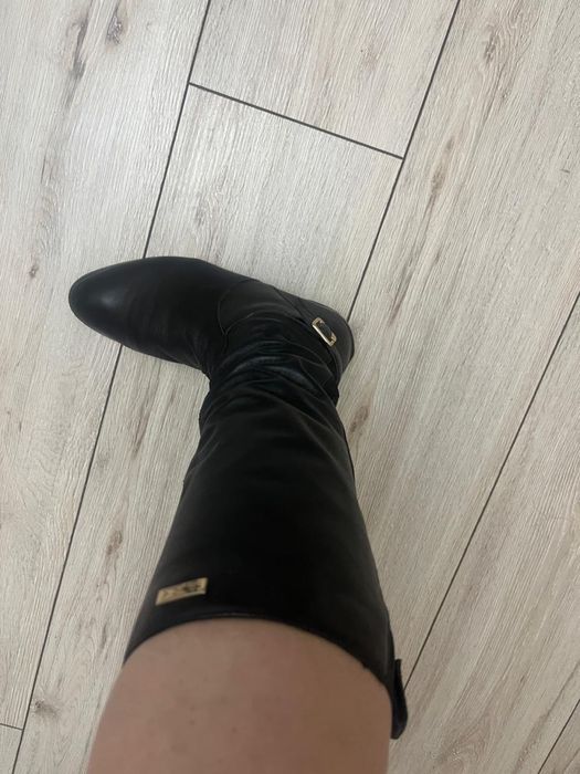 Сапоги кожаные весна/осень