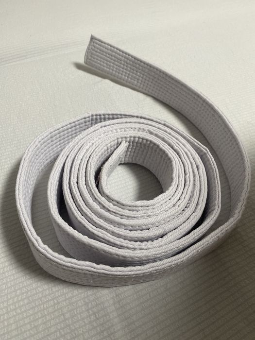 Пояс белый для дзюдо каратэ