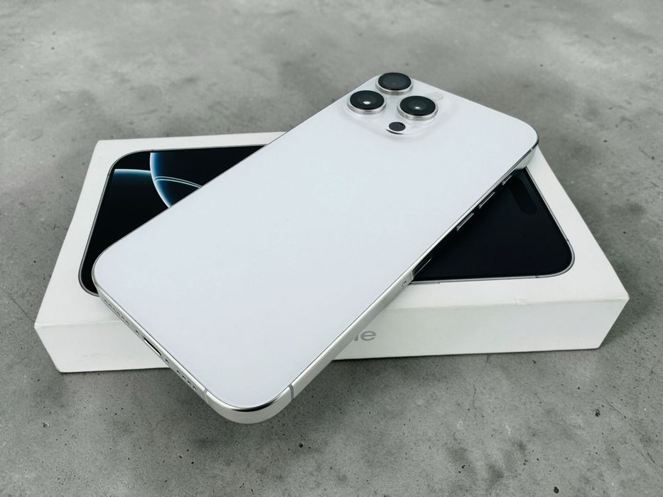 Apple iPhone 16 Pro Max 512GB White Titanium 97% Батерия! Гаранция!