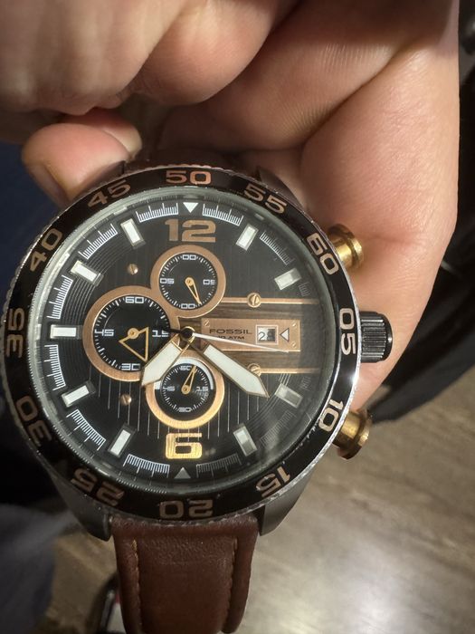 Часовник Fossil 10ATM сапфир кристал