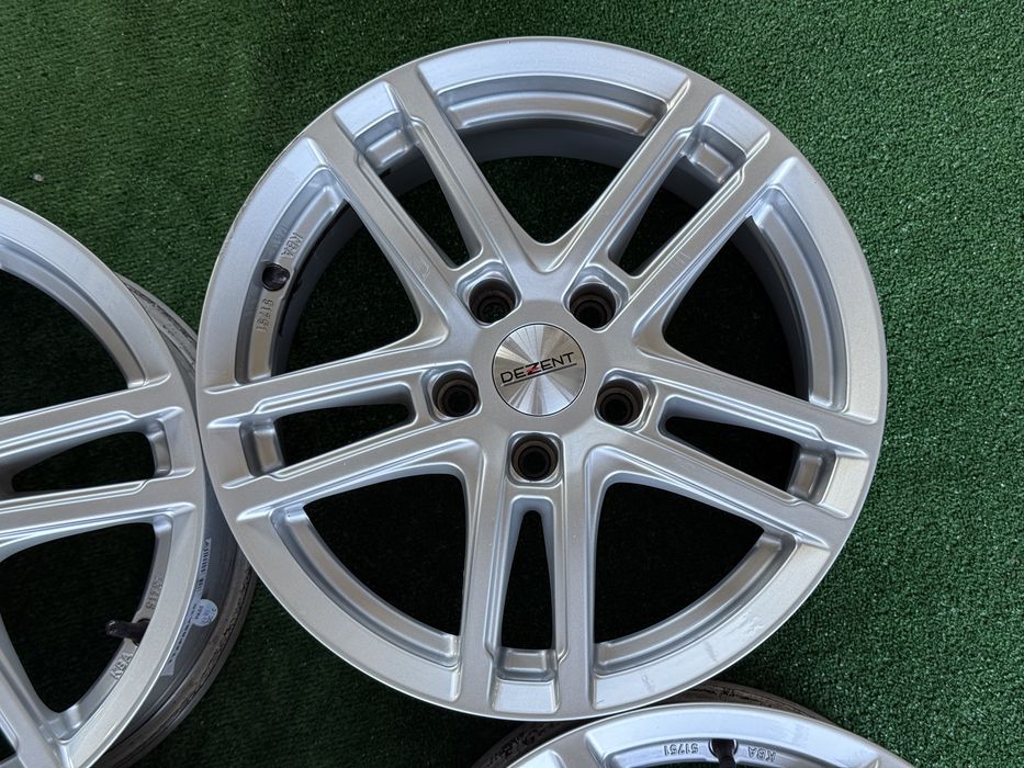 4бр. ОТЛИЧНИ 16” Джанти 5х112 *DEZENT* за -VW/AUDI/SEAT/SKODA/MERCEDES- 7.0Jx16H2, ET35