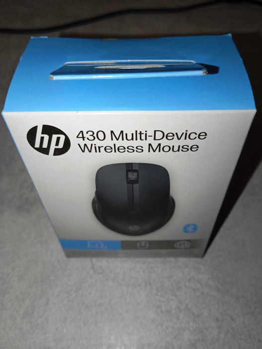 Mouse Wireless HP 430 (3B4Q2AA), Dual Mode, 4000 dpi, Bluetooth, negru