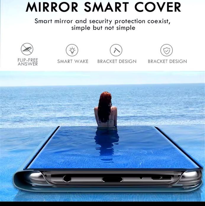 Калъф тефтер - Samsung S21 Ultra - CLEAR VIEW