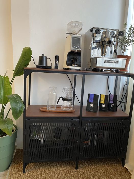 Expressor dual boiler si Rasnita  chit Complet