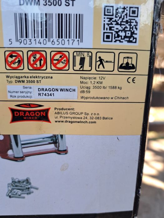 Troliu Dragon Winch 3500 lbs