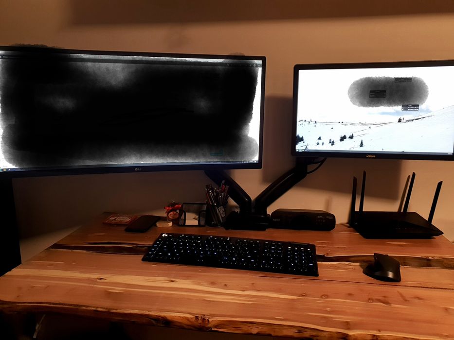 Suport 2 monitoare gaz max 7.5kg