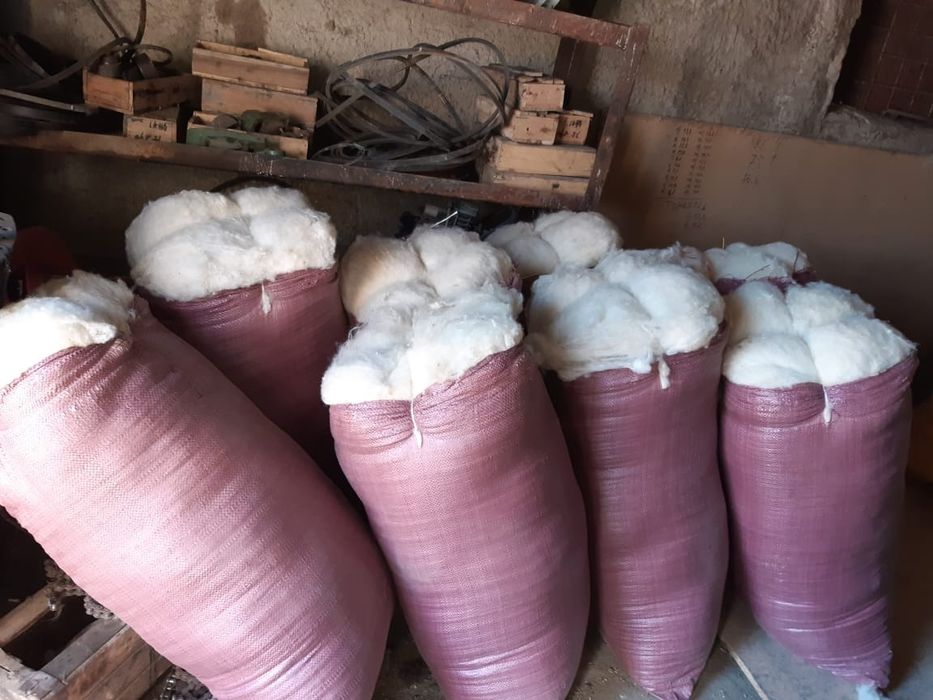 Шерсть прочёсанная для одеяла