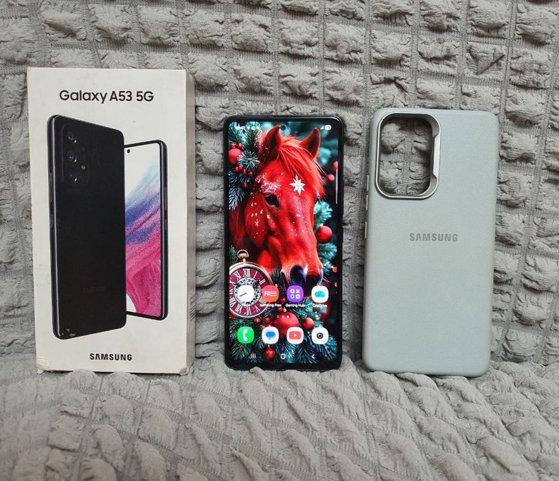 Samsung Galaxy A53 5G 6+6/128GB Black Igravoy Karobka Holati Yaxshi 5G