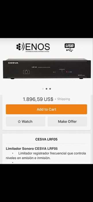 CESVA LRF-05 ENOS limitator profesional sunet sonorizare