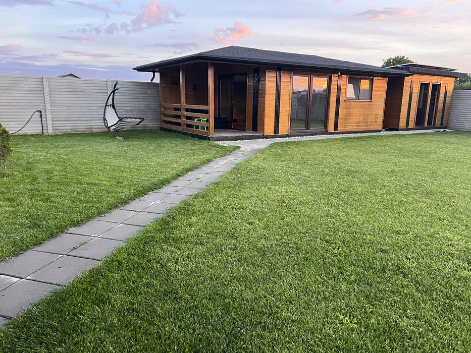 Cabană Smart complet utilată + 545 mp teren intravilan