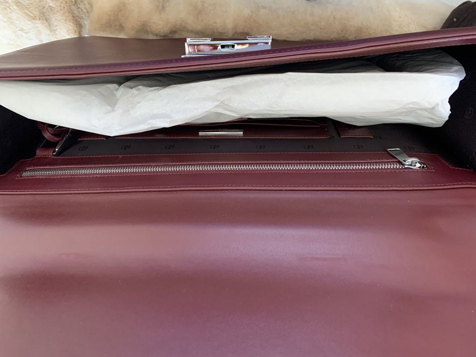 Geanta acte, servieta de piele