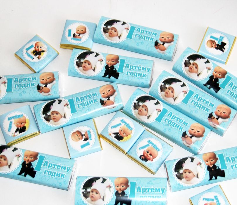 Праздничные шоколадки с фотографиями на заказ!
