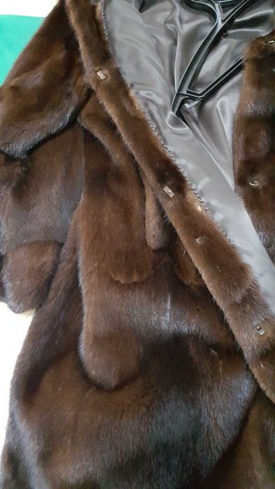 шуба норковая 52-56р