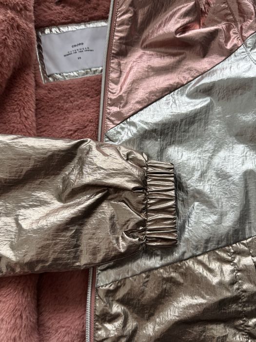 Geaca bomber metalizata