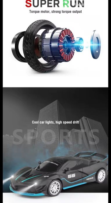 Играчка кола с дистанционно управление модел на Bugatti  1:18