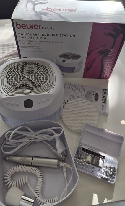 Станция за маникюр/педикюр Beurer - MP 200 StudioNails Pro, бяла