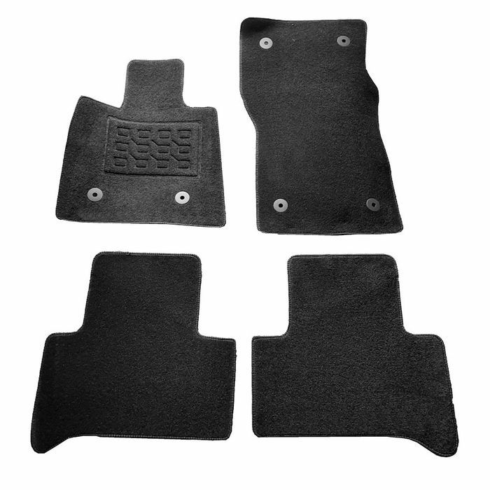 Covorase mocheta Alfa Romeo Stelvio 2017-prezent, Negre, set de 4 Buc