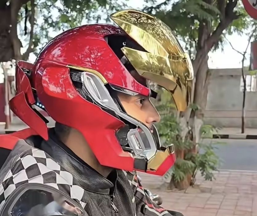 Masca casca 1:1 Iron Man MK 50 model nou motorizata telecomanda noua