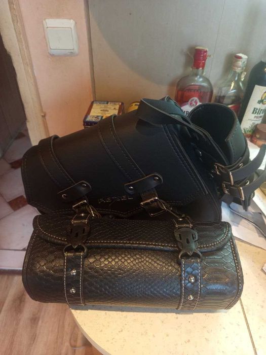 Чанти за Мотоциклет Нови Кожени