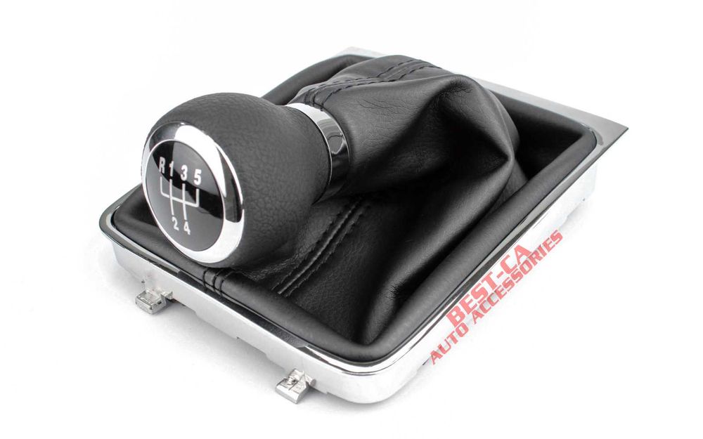 Кожена топка с маншон за Volkswagen Passat B6 (2005-2011) 5 скорости