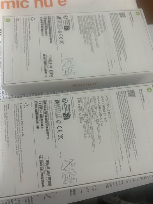 Iphone 17 Pro si Pro max Nou