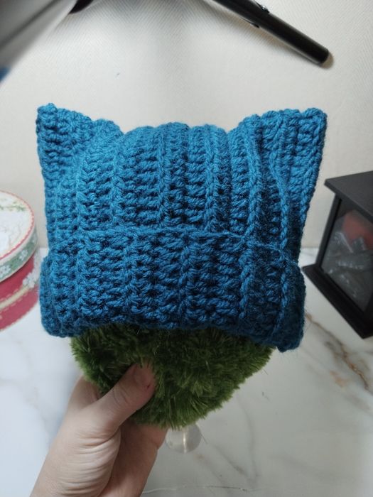 Детская шапка с ушками