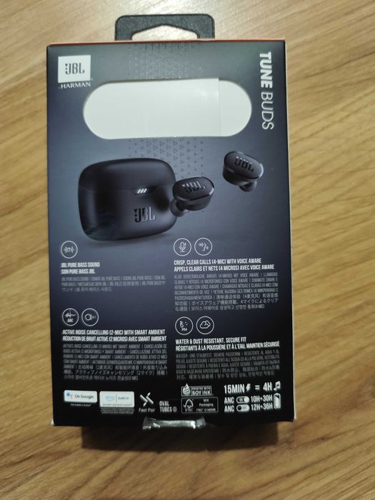 Căști JBL Tune Buds –Stare foarte bună/Autonomie 48h/Bluetooth 5.3