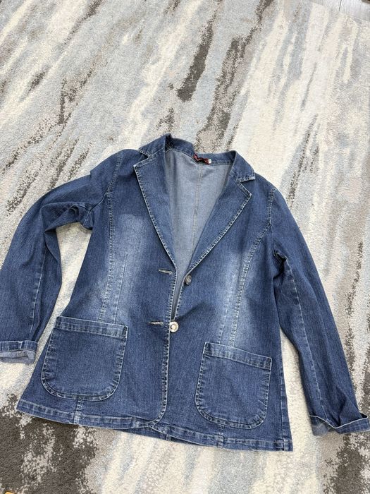 Дамско дънково сако