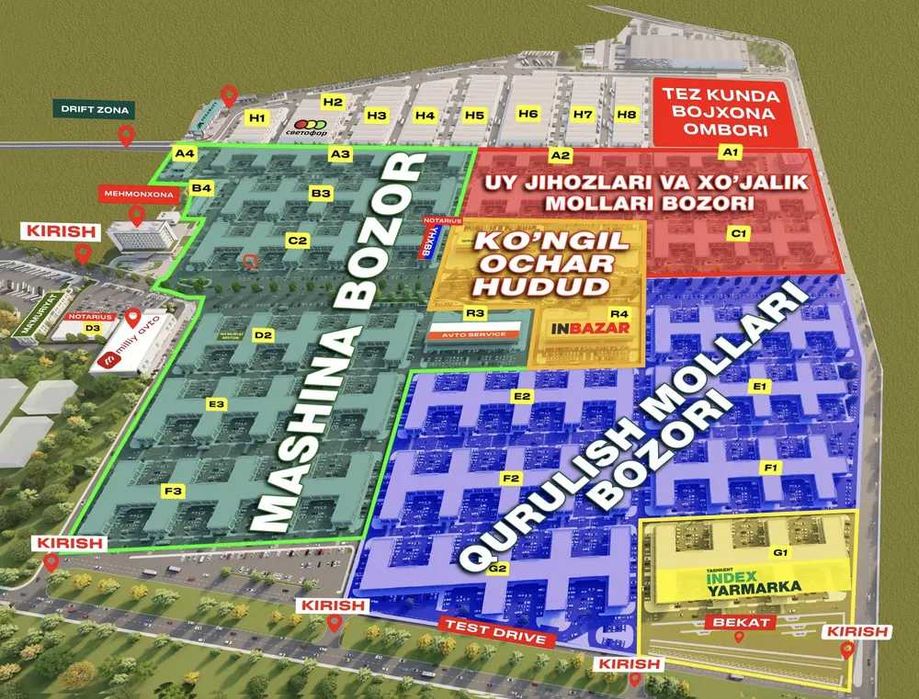 sergili index bozorida dukon sotiladi 1 etaj