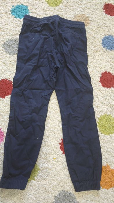 Pantaloni bleumarin, H&M 122-128, geaca. Hanorac adidas
