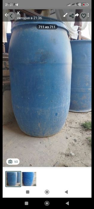 Plastmassa bochka sotiladi