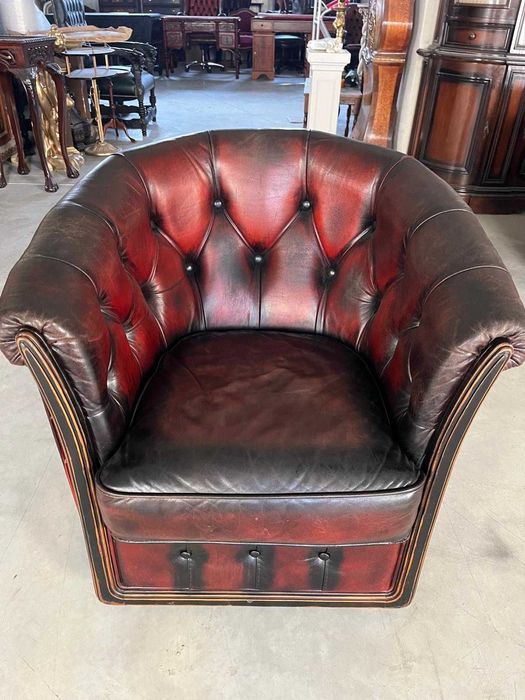 Fotoliu Chesterfield,piele naturala!