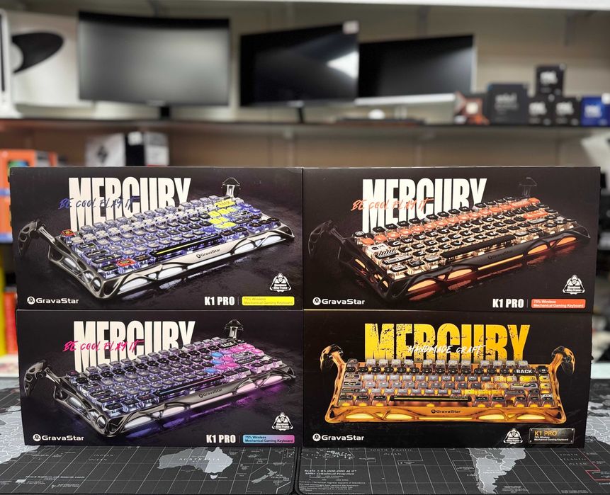 Клавиатуры и мыши GravaStar Mercury для геймеров — модели в описании