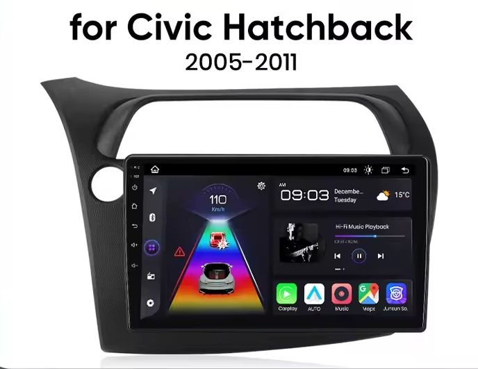 Мултимедия Honda Civic Android GPS навигация
