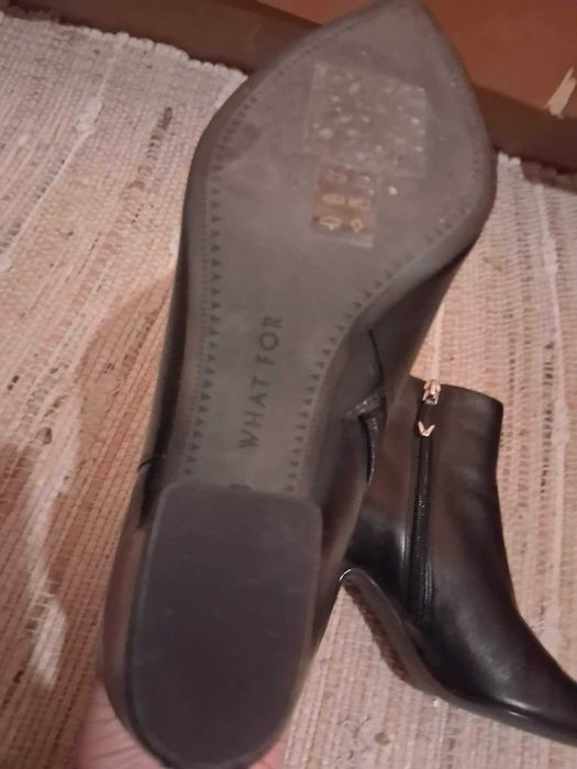 Botine chic piele naturala 37 What For
