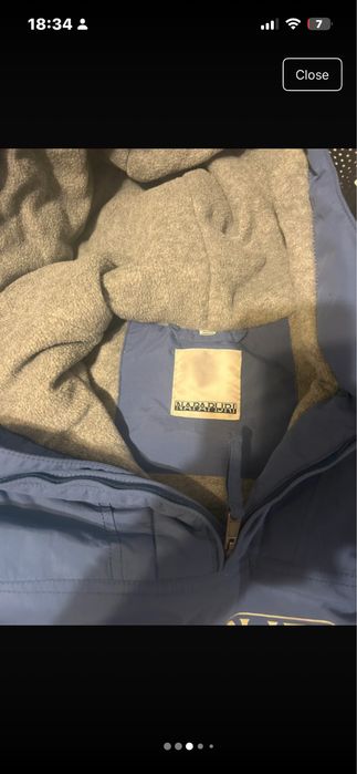 Geaca napapajiri marime m fit l originala noua