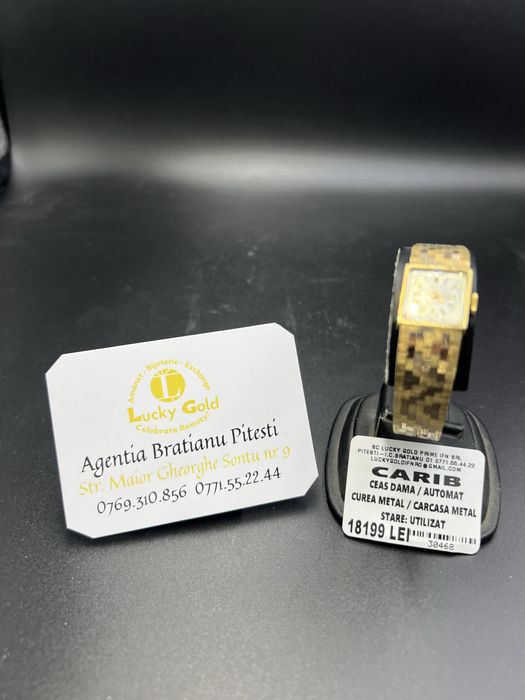Ceas aur Carib 14k  30,05 gr cod 30468