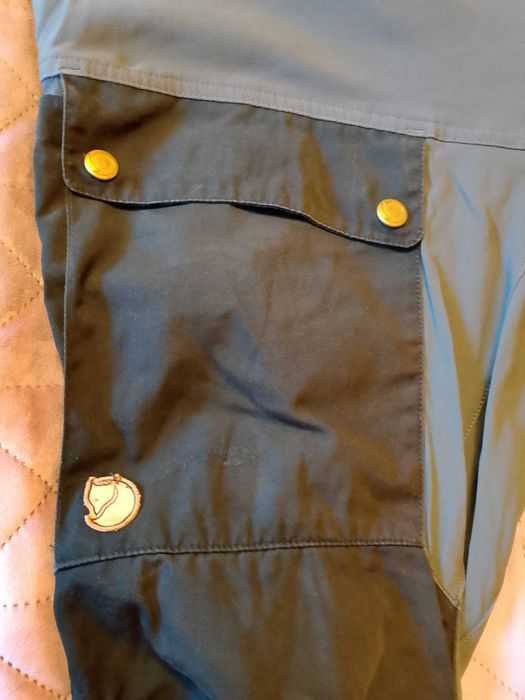 Мъжки панталон Fjällräven G-1000, размер 46 (S), сив/черен, леко ползван
